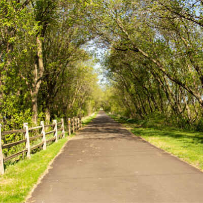 Bike and walk trail near Osakis MN