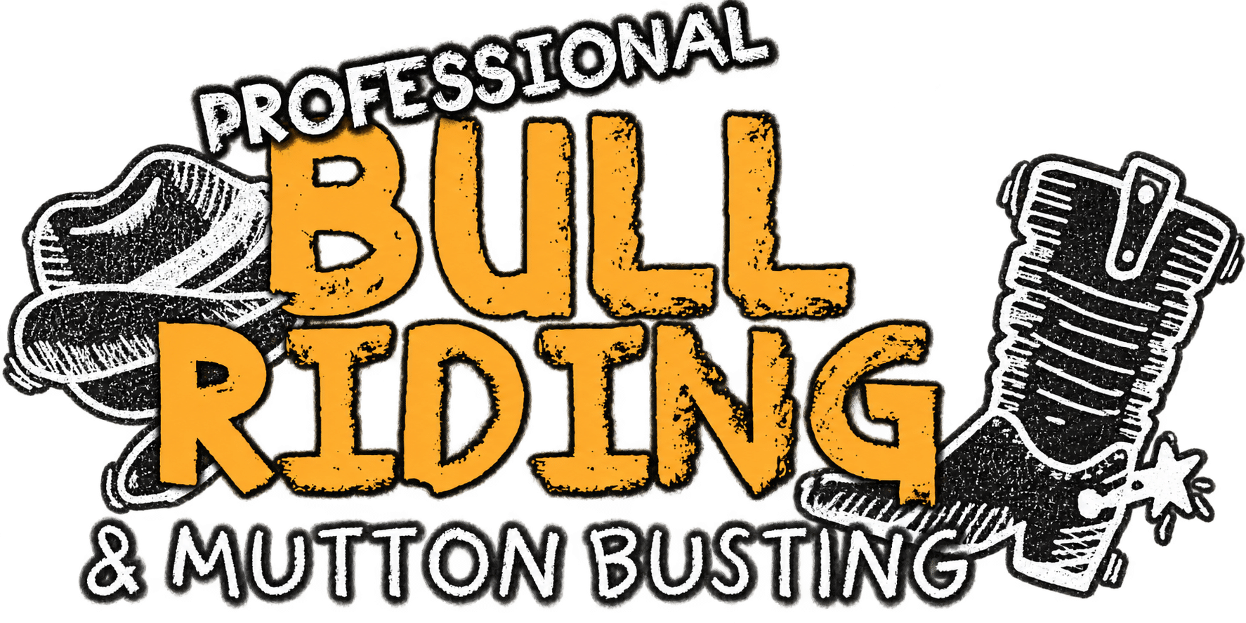 Professional Bull Riding Logo Transparent