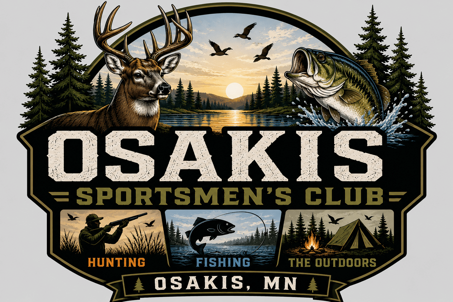 Osakis Sportsman's Club logo
